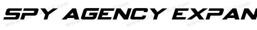 Spy Agency Expanded Italic Expanded字体转换